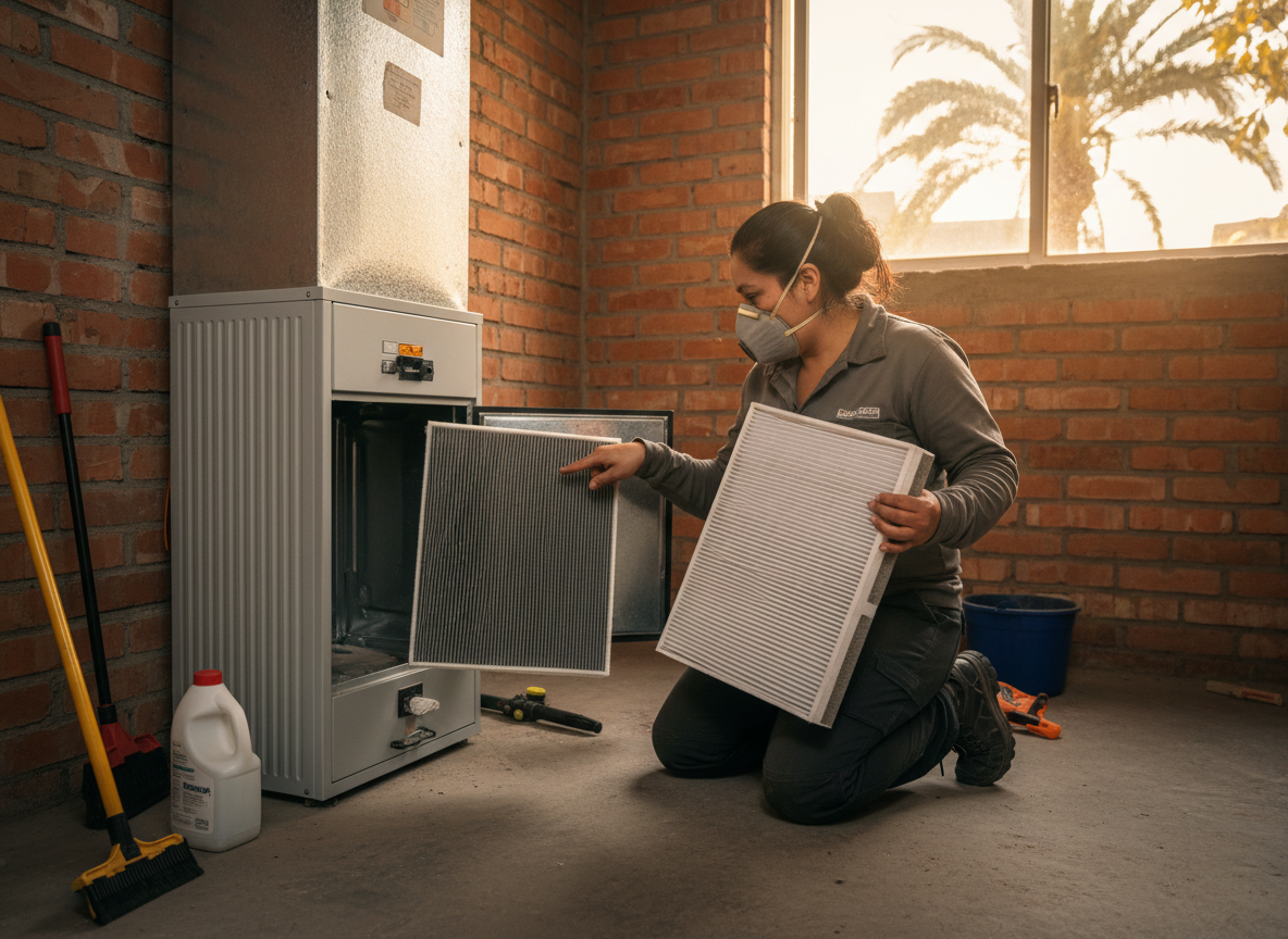 Checking and Replacing Furnace Filters Before Winter in Lima